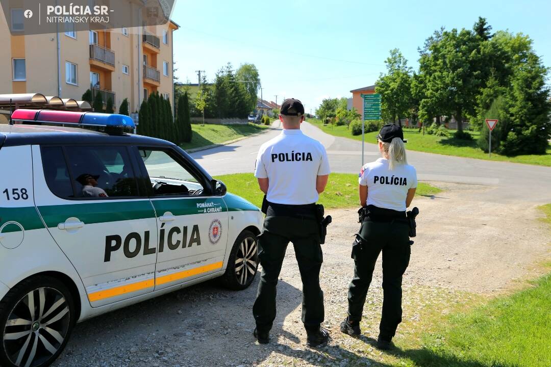 Foto: Cesta pri Golianove je stále uzavretá: Vodiči, rešpektujte dočasné značenie, dohliada na to polícia