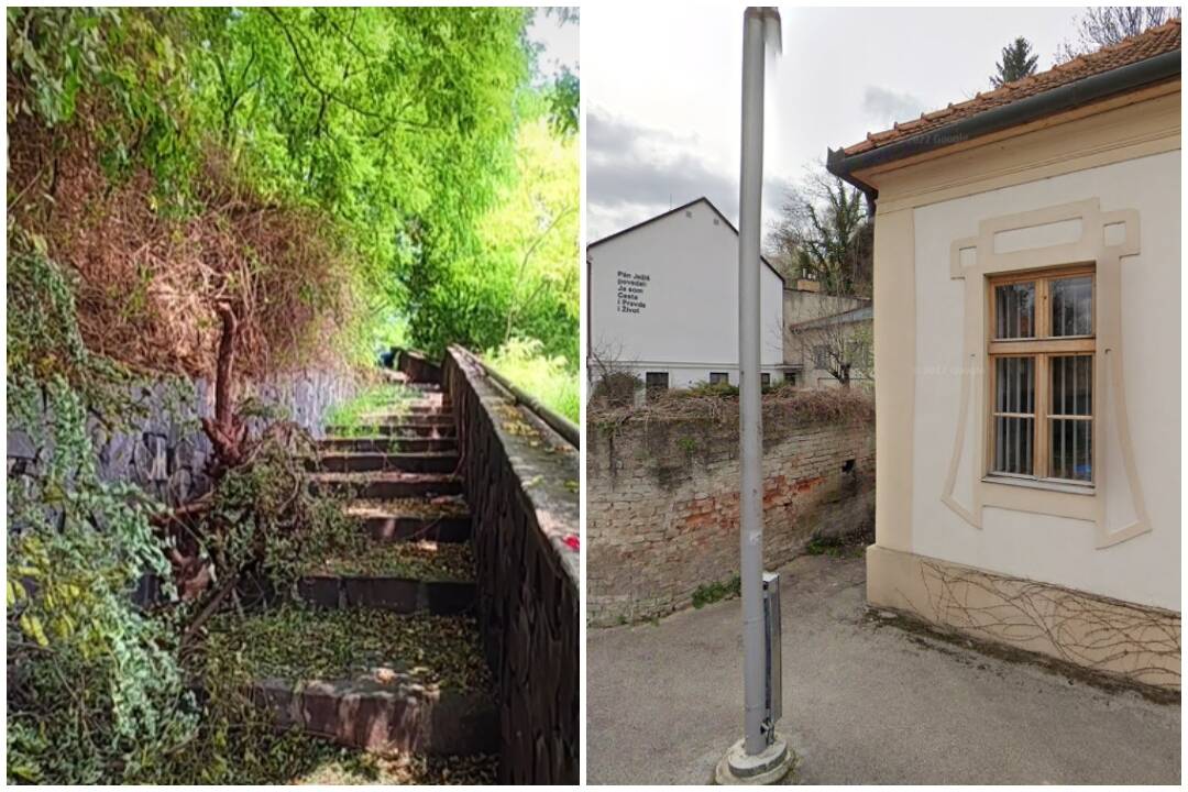 Foto: VIDEO: Vedeli ste, že k Nitrianskemu hradu vedie aj toto schodisko? Práve prechádza obnovou