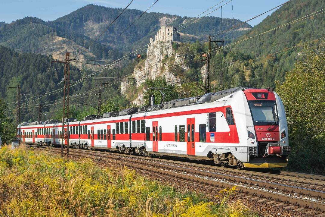 Foto: Pri Topoľčanoch sa zrazil vlak s divou zverou. Poškodený rušeň musel čakať na náhradu