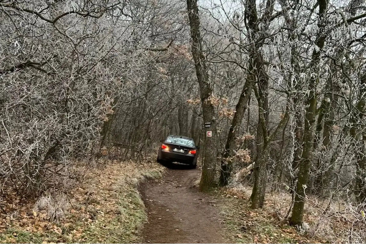 FOTO: Turistka neverila vlastným očiam. Autá sa premávali po chránenom území na Zobore