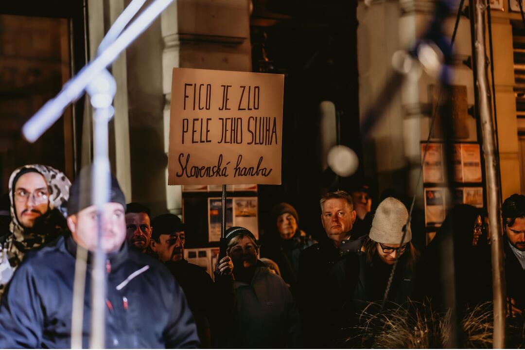 FOTO: Protesty 25. januára v Nitre, Nových Zámkoch a Leviciach, foto 3