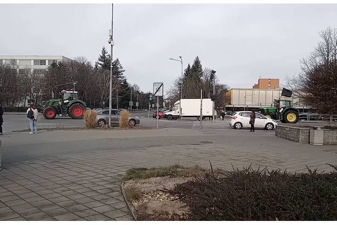 FOTO: Protest farmárov v Nitrianskom kraji, foto 3