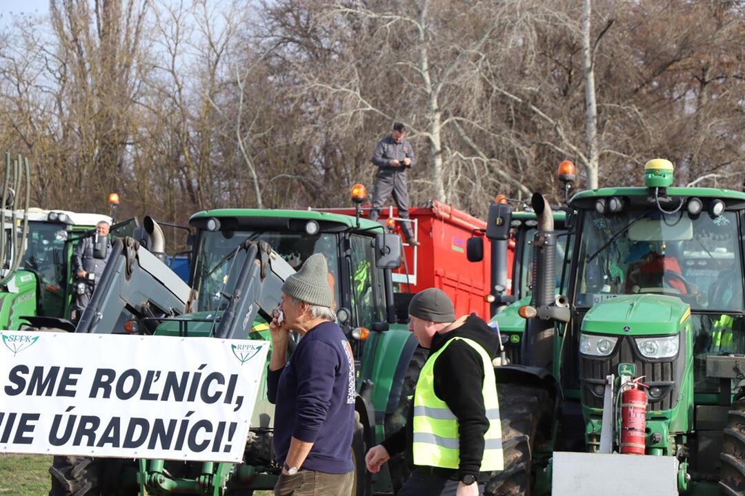 FOTO: Protest farmárov v Nitrianskom kraji, foto 19