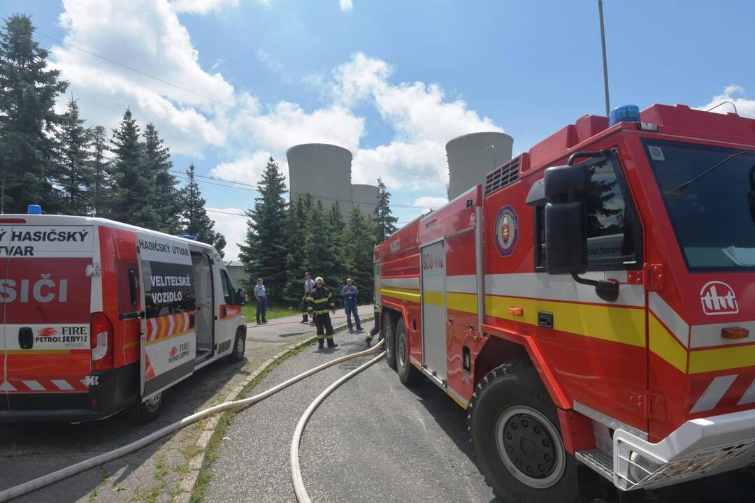 FOTO: Taktické cvičenie v jadrovej elektrárni Mochovce, foto 3