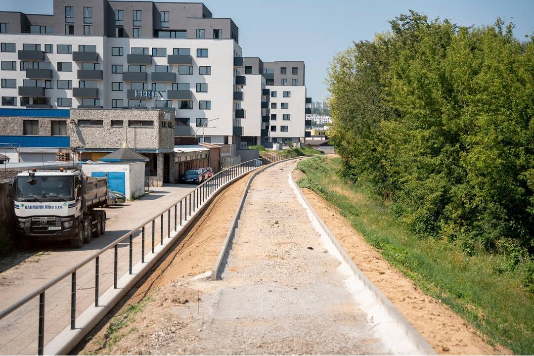 FOTO: Nový cyklochodník prepojí nitrianske časti Zobor a Mlynárce, foto 3