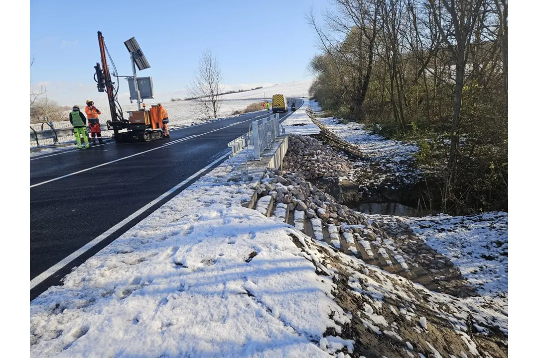 FOTO: Cesta medzi Golianovom a Vrábľami je hotová. Takto vyzerá pár dní pred otvorením, foto 9