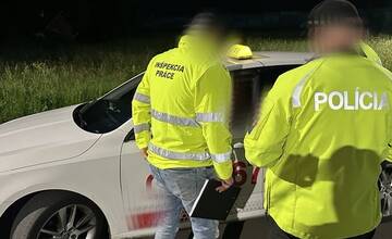 FOTO: Na taxikárov si posvietila inšpekcia práce aj polícia 