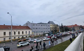 FOTO: Rekonštrukčné práce na križovatke ulíc Damborského, Štúrova a Piaristická v Nitre